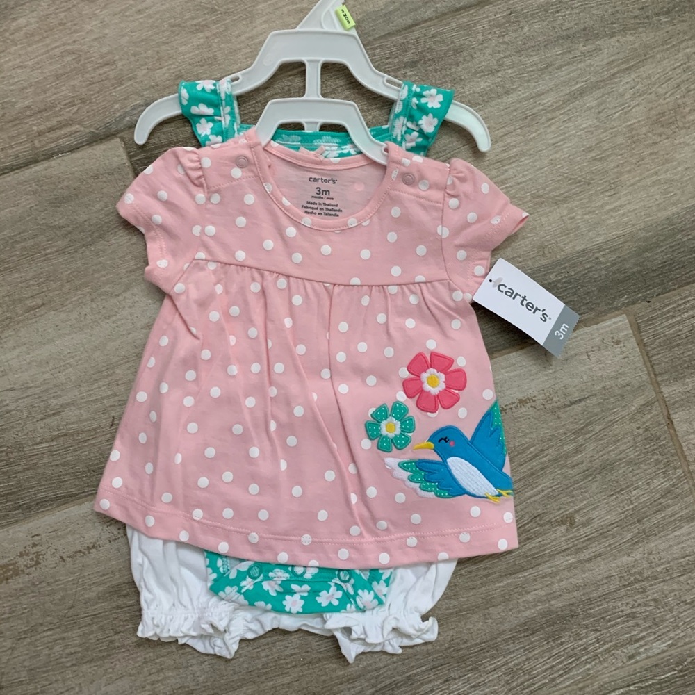 Baby Girl 3 Pcs Set (Nwt)